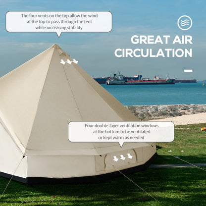 10-person Glamping Tent Waterproof