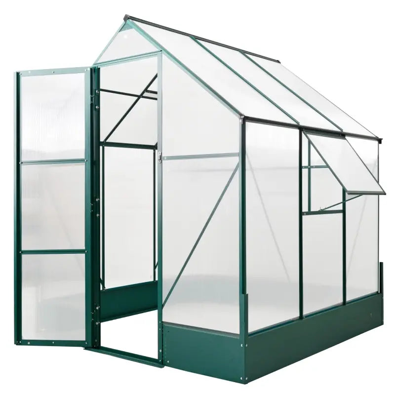 Walk-In Greenhouse with Polycarbonate Emerald