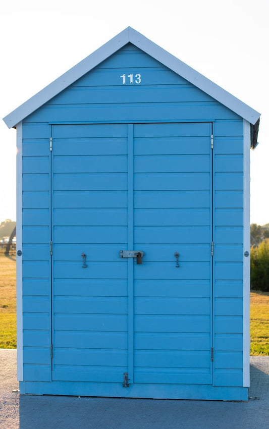 Walker's Small Blue Walk-In Shed