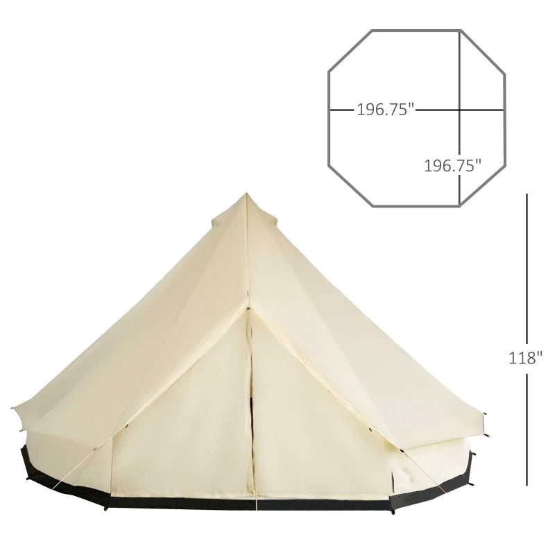 10-person Glamping Tent Waterproof